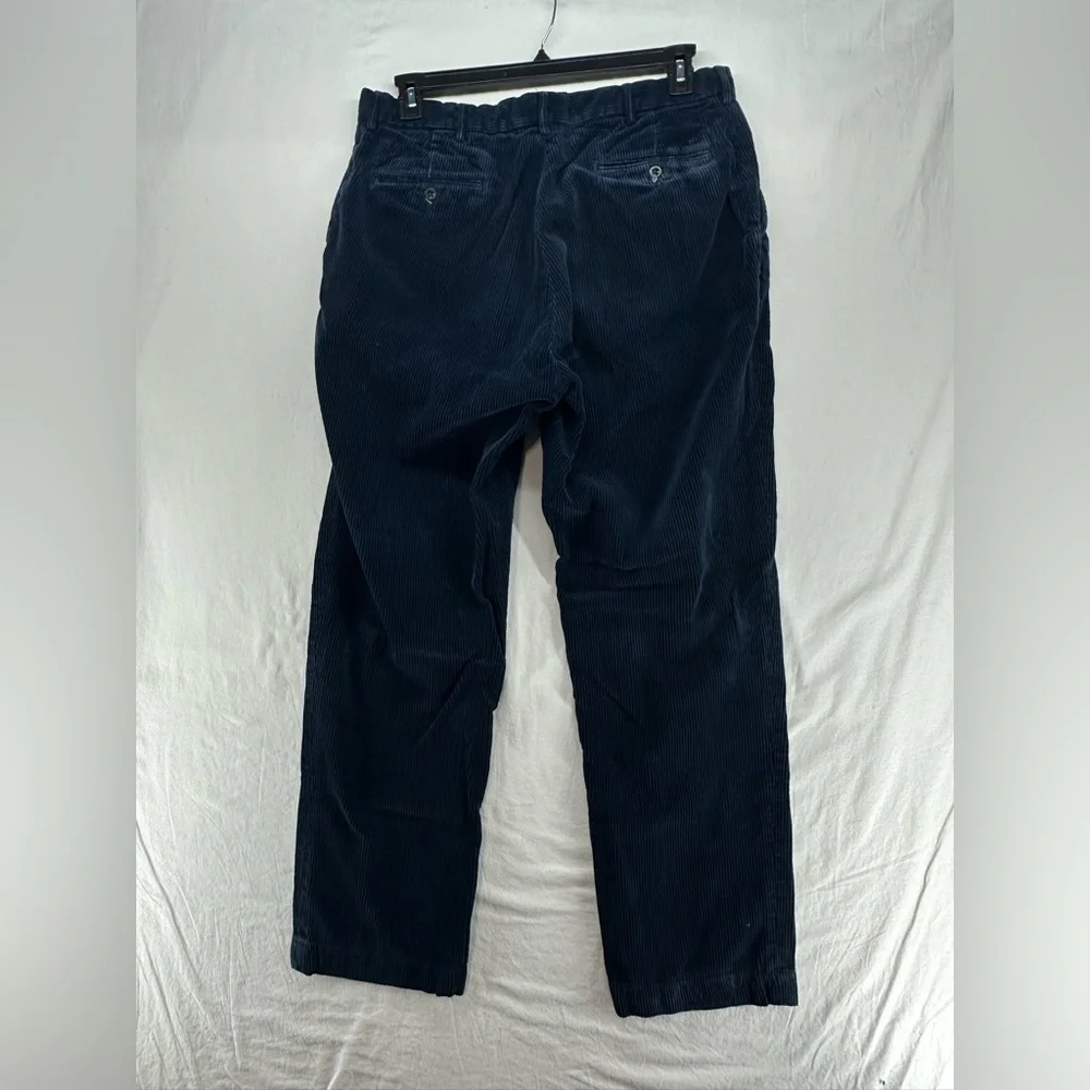 Vintage Polo‎ Ralph Lauren Andrew Pant Mens 36x32 Navy Blue Elephant Corduroy